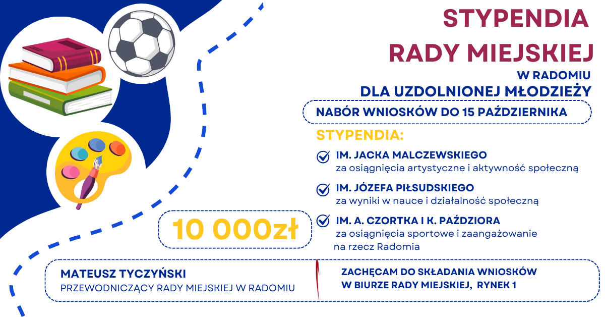 Stypendia dla młodych zdolnych radomian